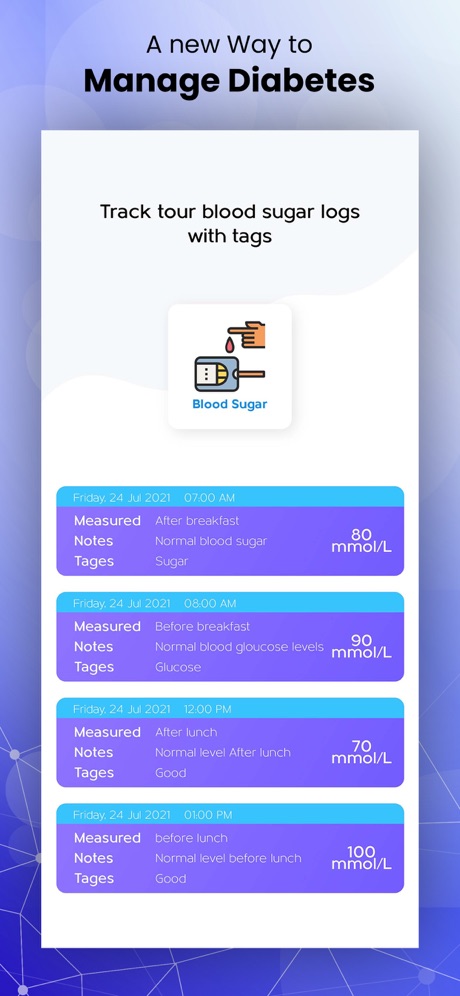 Blood Sugar Tracking App